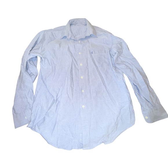 Yves Saint Laurent Sky Blue Collared Button Down Men’s Shirt - Picture 2 of 8